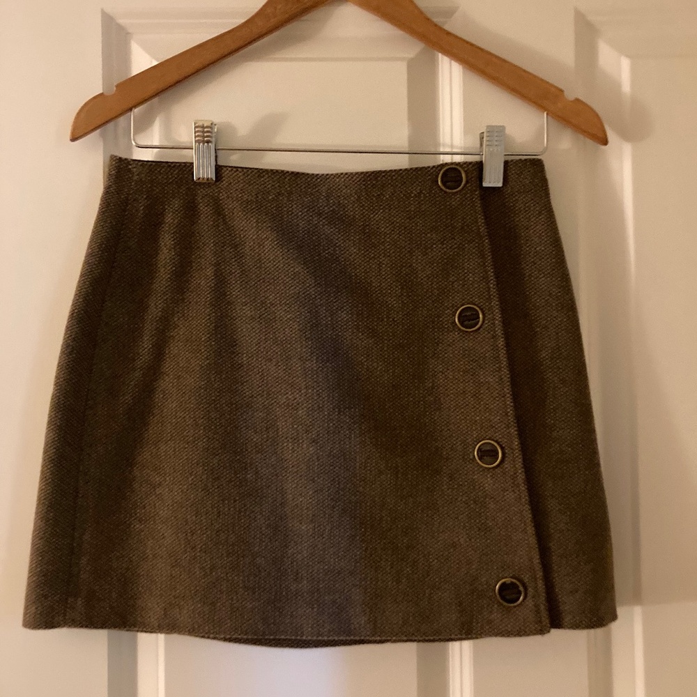 Prana button down A line miniskirt